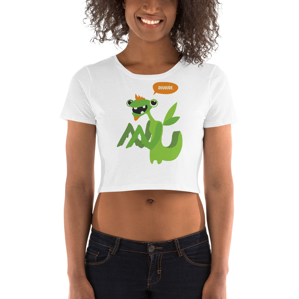 Duuuude Crop Top - Tees Arena | TeesArena.com