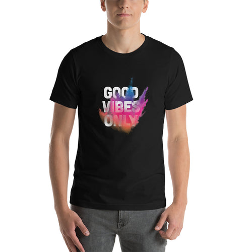 Splashed Good Vibes Only T-Shirt - Tees Arena | TeesArena.com