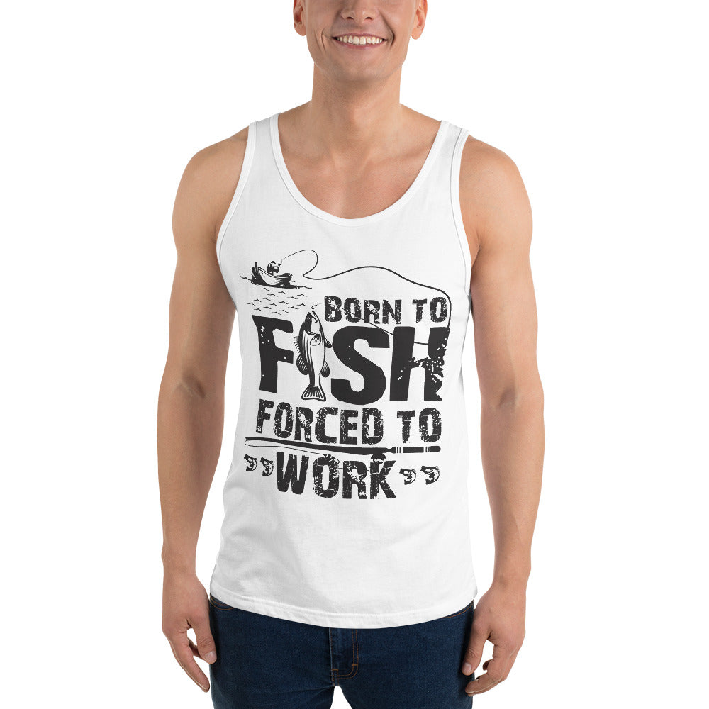 Born To Fish Tank Top - Tees Arena | TeesArena.com