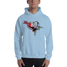 Load image into Gallery viewer, Arrow Through The Heart Hoodie - Tees Arena | TeesArena.com