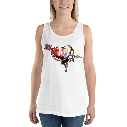 Arrow Through The Heart Tank Top - Tees Arena | TeesArena.com