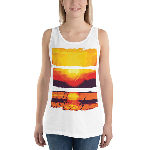 Sunset Lake Tank Top - Tees Arena | TeesArena.com
