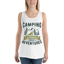 Load image into Gallery viewer, Camping Adventures Tank Top - Tees Arena | TeesArena.com