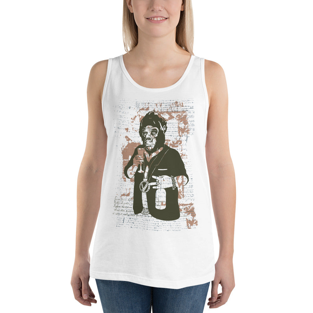Gangsta Gorilla Tank Top - Tees Arena | TeesArena.com