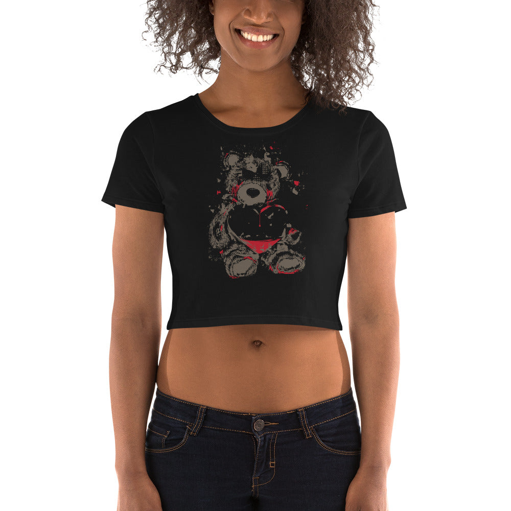 Empty Teddy Bear Crop Top - Tees Arena | TeesArena.com