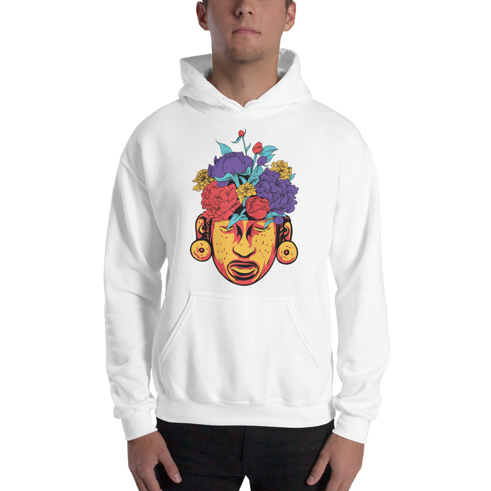 Flower In The Head Hoodie - Tees Arena | TeesArena.com