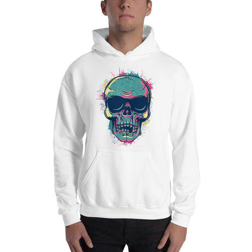Splashed Skull Hoodie - Tees Arena | TeesArena.com