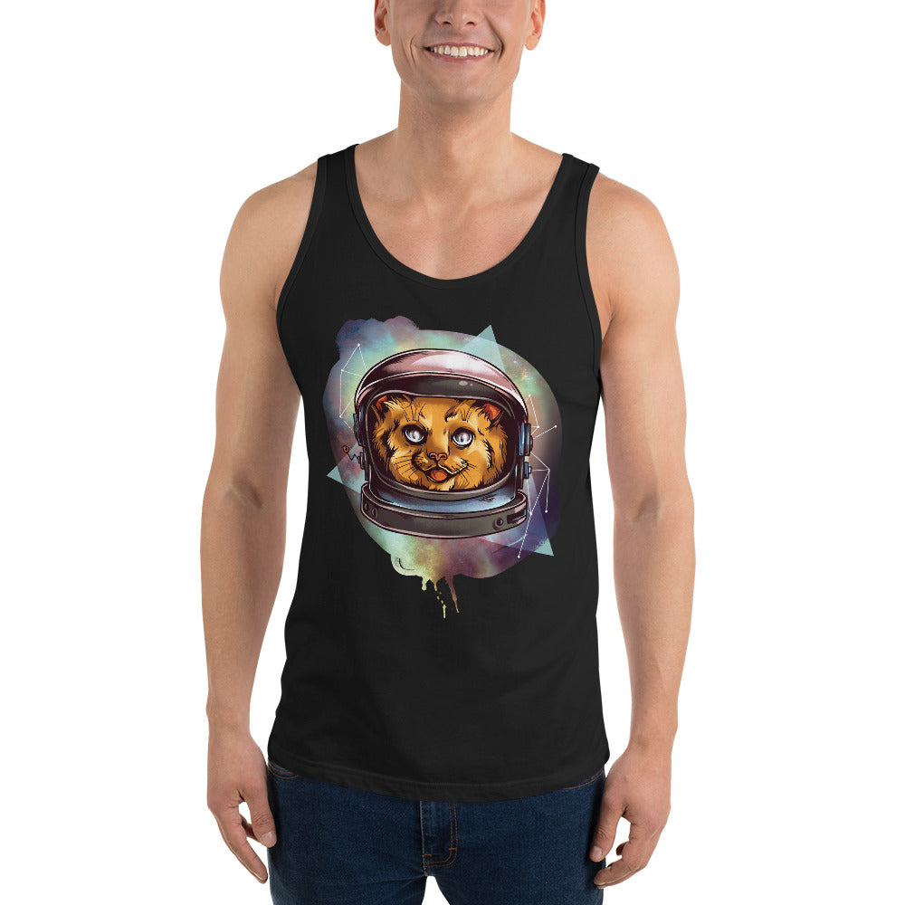 Cosmic Cat Tank Top - Tees Arena | TeesArena.com