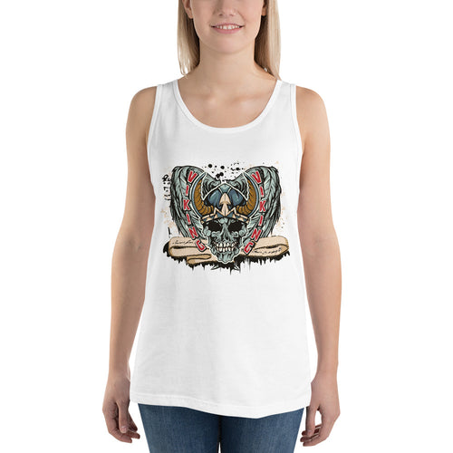 Viking Skull Tank Top - Tees Arena | TeesArena.com