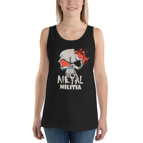 Metal Militia Tank Top - Tees Arena | TeesArena.com