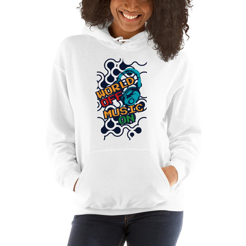 World Off Music On Hoodie - Tees Arena | TeesArena.com