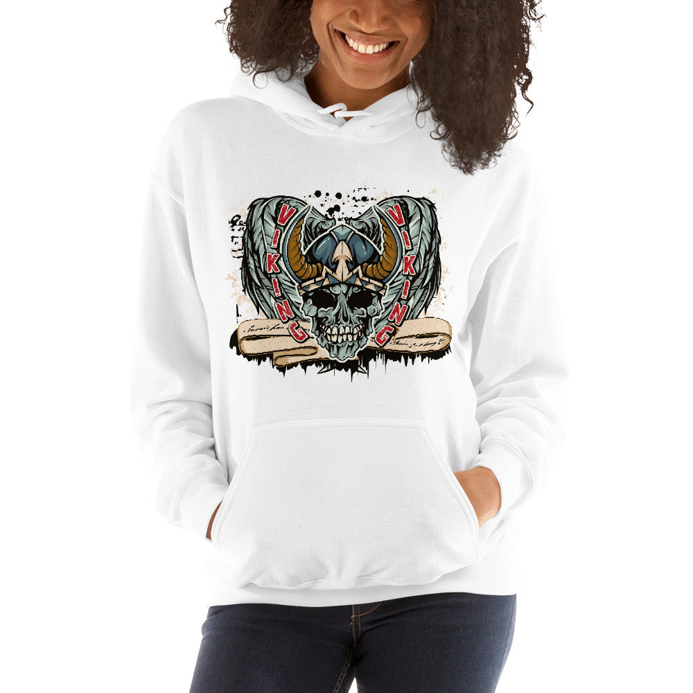 Viking Skull Hoodie - Tees Arena | TeesArena.com