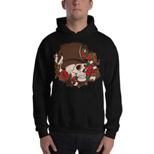 Load image into Gallery viewer, Bowler Hat And Roses Hoodie - Tees Arena | TeesArena.com