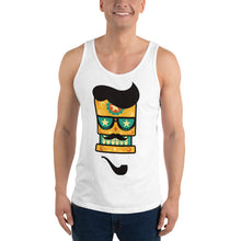 Load image into Gallery viewer, Mustachioed Sugar Skull Tank Top - Tees Arena | TeesArena.com