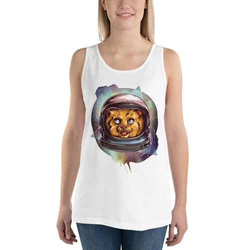 Cosmic Cat Tank Top - Tees Arena | TeesArena.com