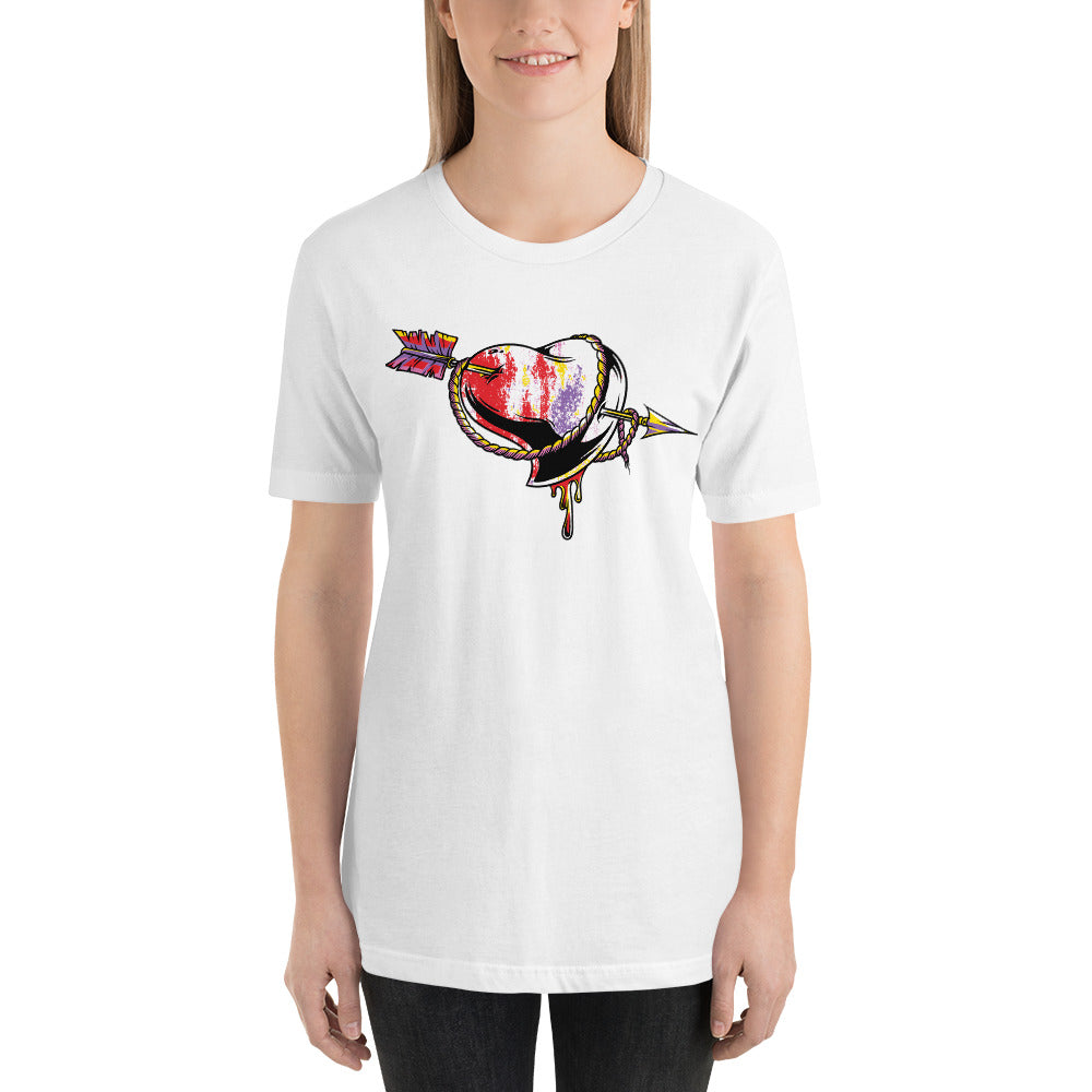 Arrow Through The Heart T-Shirt - Tees Arena | TeesArena.com