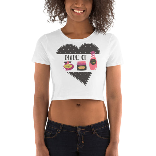 Made Of Crop Top - Tees Arena | TeesArena.com