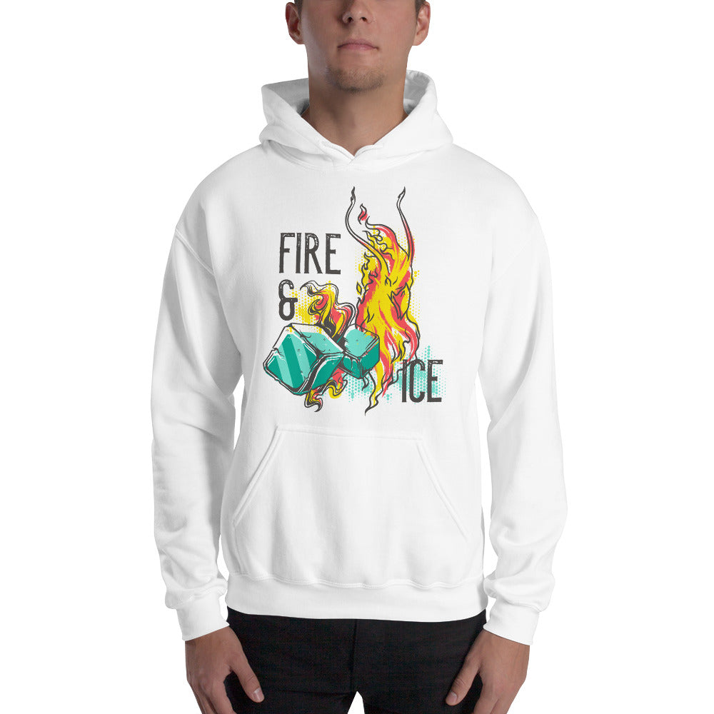 Fire And Ice Hoodie - Tees Arena | TeesArena.com