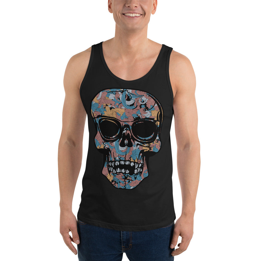 Class Skull Tank Top - Tees Arena | TeesArena.com
