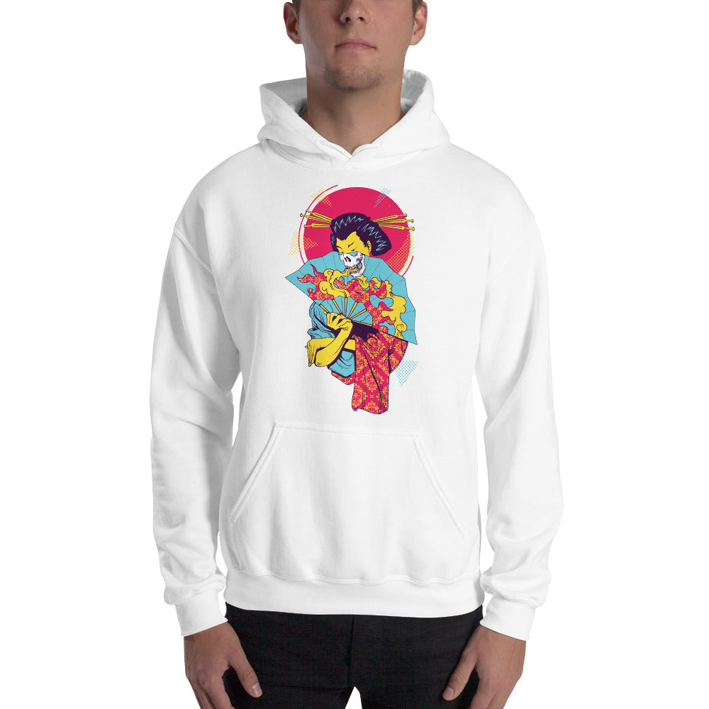 Fire Skull Fan Hoodie - Tees Arena | TeesArena.com