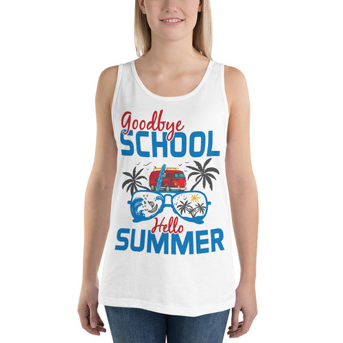 Goodbye School Tank Top - Tees Arena | TeesArena.com