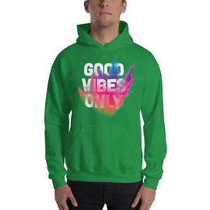 Splashed Good Vibes Only Hoodie - Tees Arena | TeesArena.com
