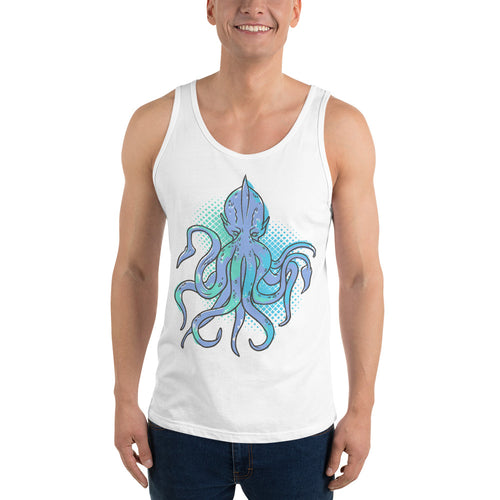 The Blue Octopus Tank Top - Tees Arena | TeesArena.com