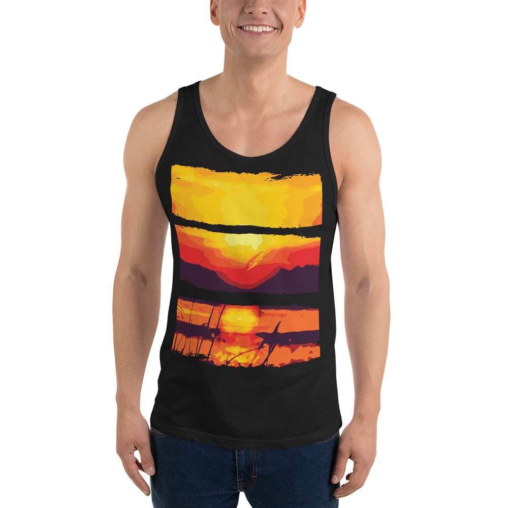 Sunset Lake Tank Top - Tees Arena | TeesArena.com