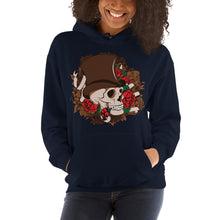 Load image into Gallery viewer, Bowler Hat And Roses Hoodie - Tees Arena | TeesArena.com