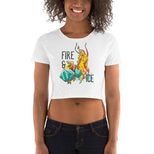 Load image into Gallery viewer, Fire And Ice Crop Top - Tees Arena | TeesArena.com