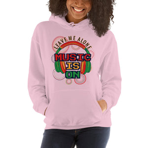Music Is On Hoodie - Tees Arena | TeesArena.com