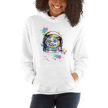 Load image into Gallery viewer, Splashed Space Cat Hoodie - Tees Arena | TeesArena.com