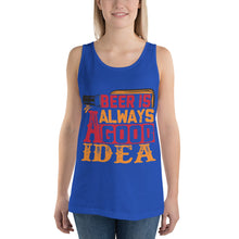 Load image into Gallery viewer, Beer Is Always A Good Idea Tank Top - Tees Arena | TeesArena.com