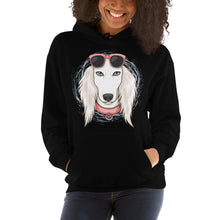 Load image into Gallery viewer, White Saluki Hoodie