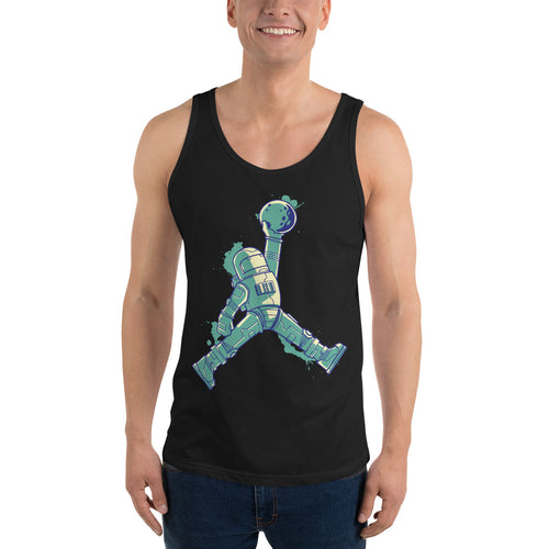 Astronaut Slam Dunk Tank Top - Tees Arena | TeesArena.com