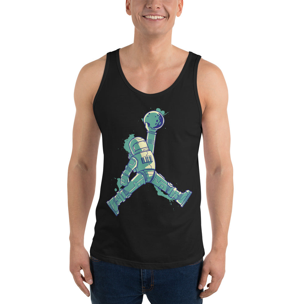 Astronaut Slam Dunk Tank Top - Tees Arena | TeesArena.com