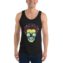 Load image into Gallery viewer, Afro Skull Tank Top - Tees Arena | TeesArena.com