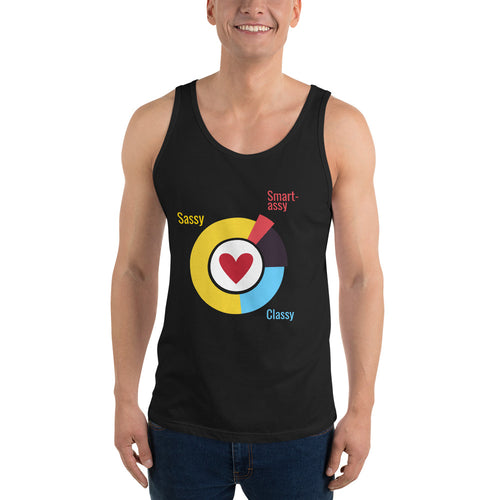 Sassy Classy Smartassy Tank Top - Tees Arena | TeesArena.com