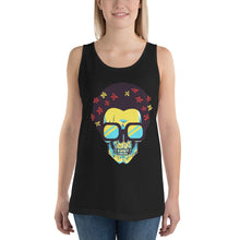 Load image into Gallery viewer, Afro Skull Tank Top - Tees Arena | TeesArena.com