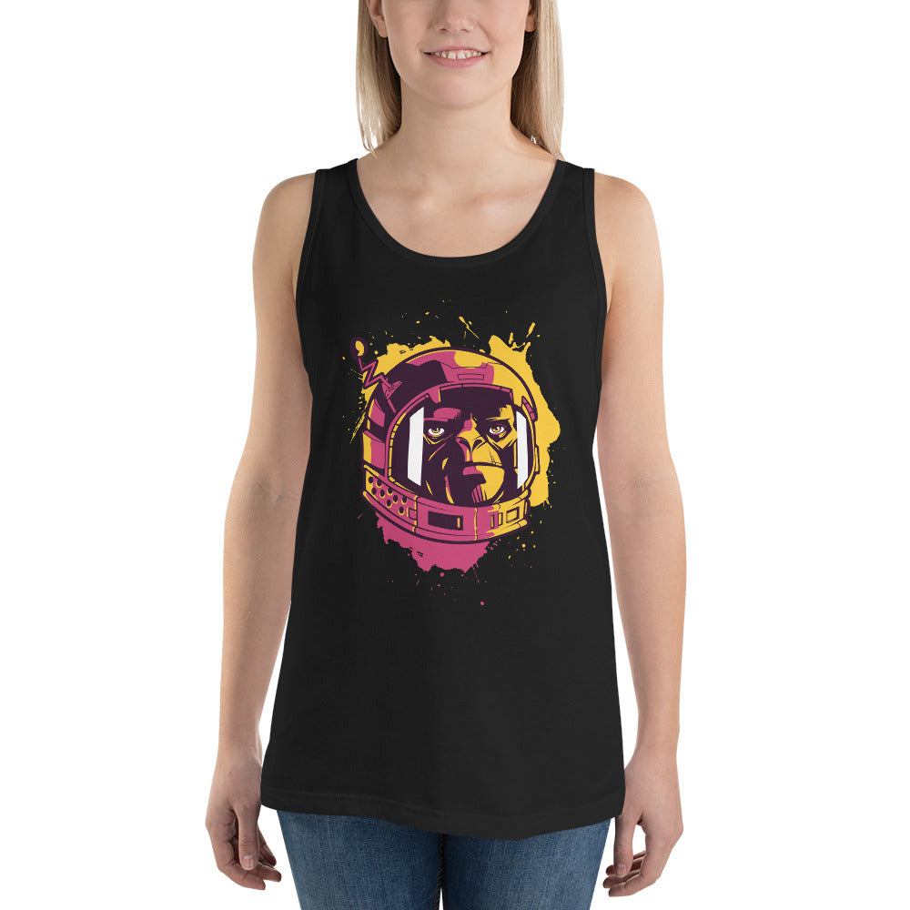 Space Chimp Tank Top - Tees Arena | TeesArena.com