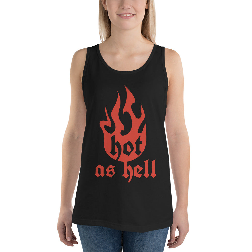 Hot As Hell Tank Top - Tees Arena | TeesArena.com