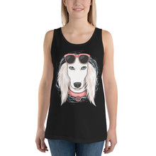 Load image into Gallery viewer, White Saluki Tank Top