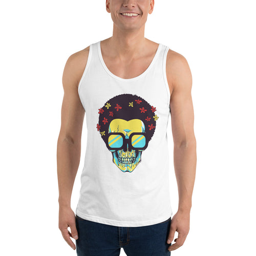 Afro Skull Tank Top - Tees Arena | TeesArena.com