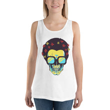 Load image into Gallery viewer, Afro Skull Tank Top - Tees Arena | TeesArena.com
