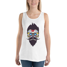 Load image into Gallery viewer, Hipster Sugar Skull Tank Top - Tees Arena | TeesArena.com