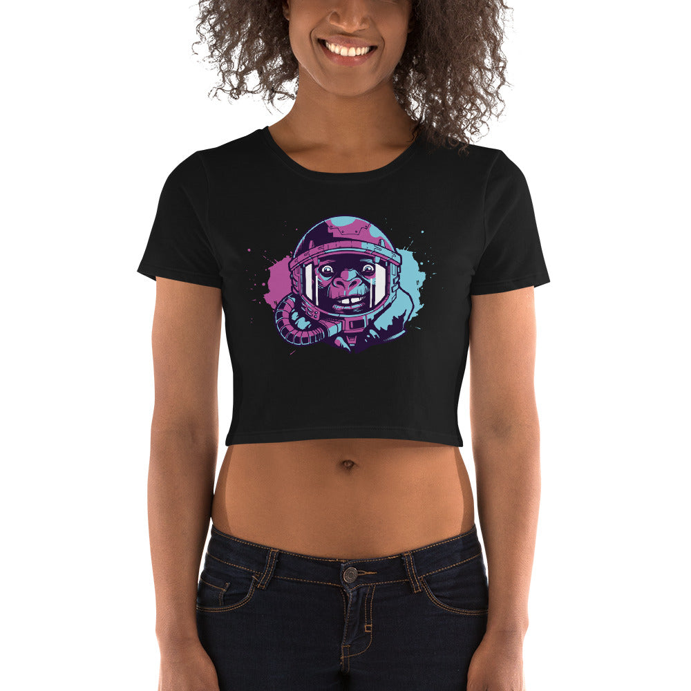Astro Chimp Crop Top - Tees Arena | TeesArena.com