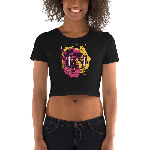 Space Chimp Crop Top - Tees Arena | TeesArena.com