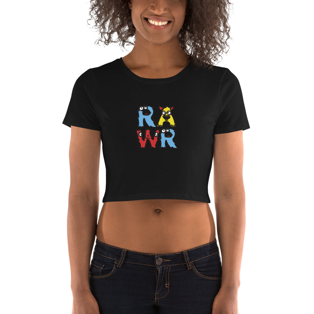 Rawr Crop Top - Tees Arena | TeesArena.com