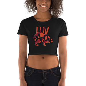 Luv Bacon Crop Top - Tees Arena | TeesArena.com