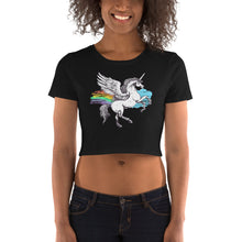 Load image into Gallery viewer, Badass Unicorn Crop Top